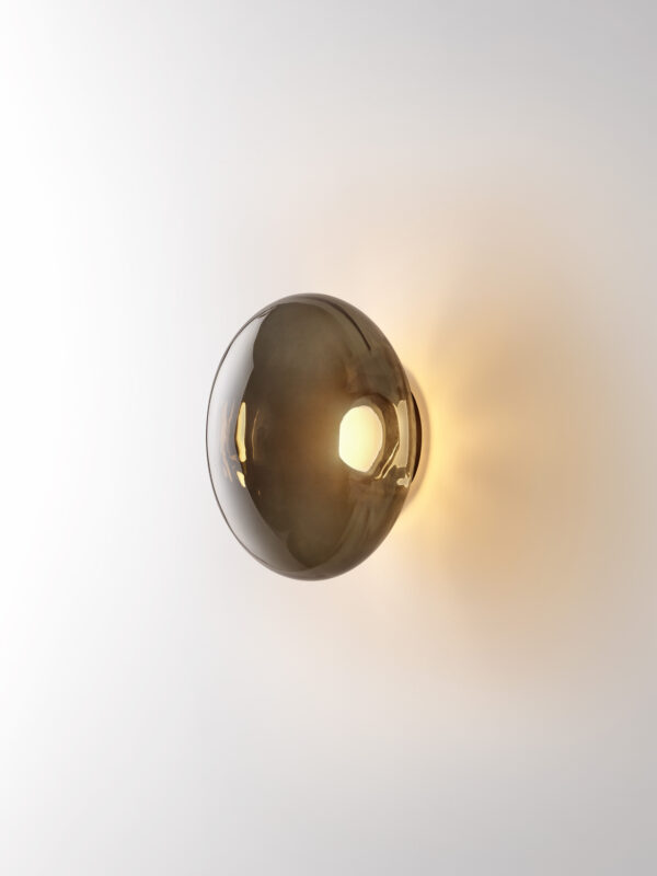 Aeris Wall Light - Blackened Brass, Black