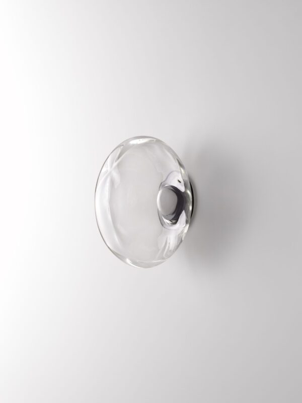 Aeris Wall Light - Blackened Brass, Clear