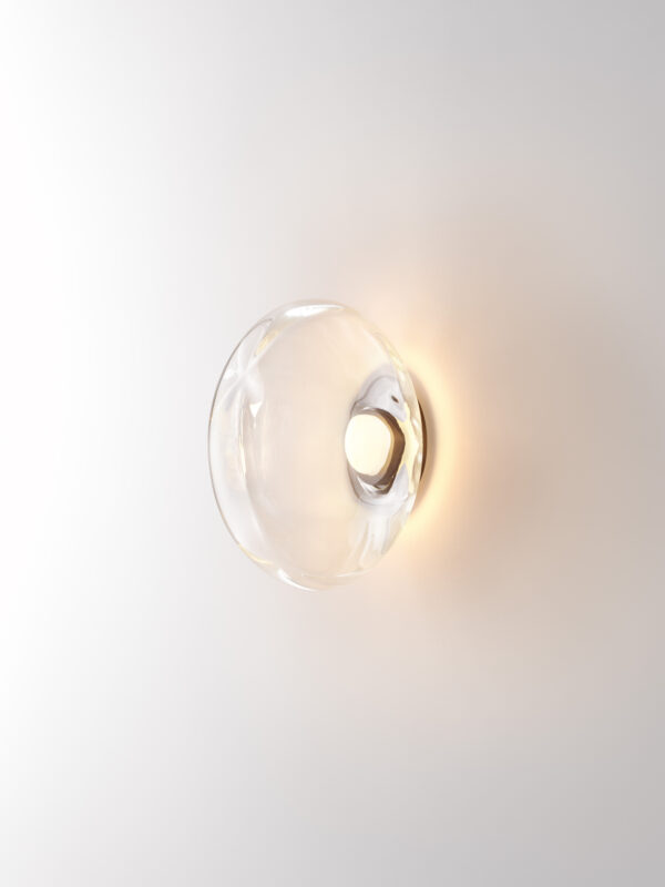 Aeris Wall Light - Bronzed Brass, Clear