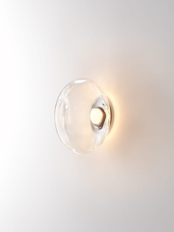 Aeris Wall Light - Bronzed Brass, Clear