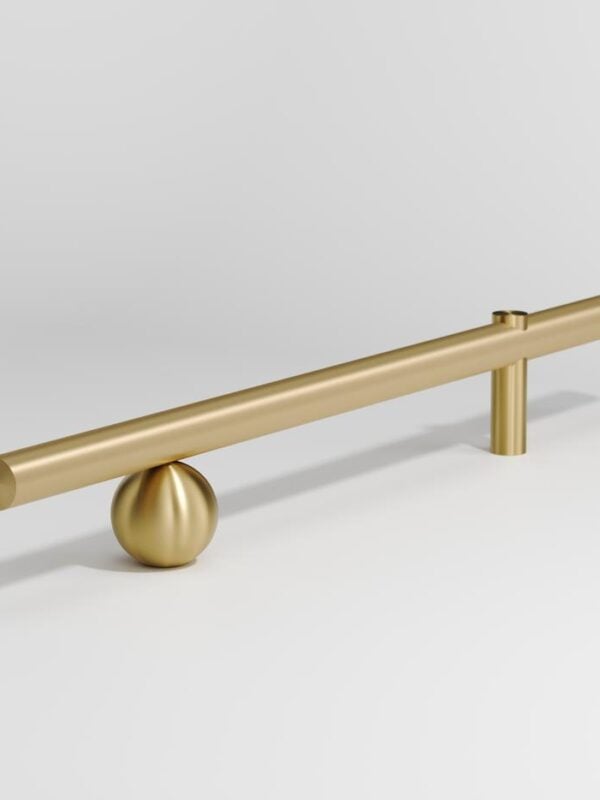 Futurismo Pull Handle - 450mm, Champagne PVD