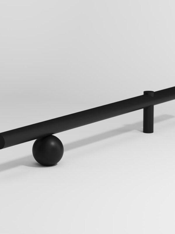 Futurismo Pull Handle - 450mm, Nero