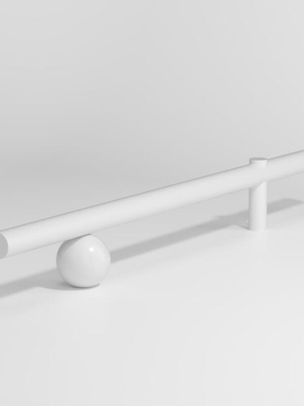 Futurismo Pull Handle - 450mm, Neutralis