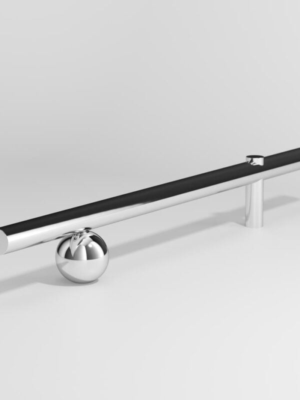 Futurismo Pull Handle - 450mm, Polished Chrome