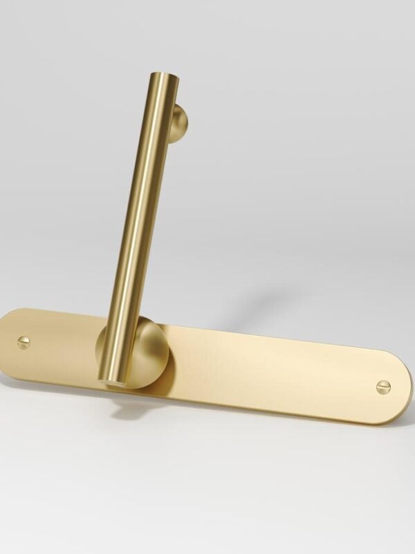 Futurismo Return Door Lever Oval Backplate