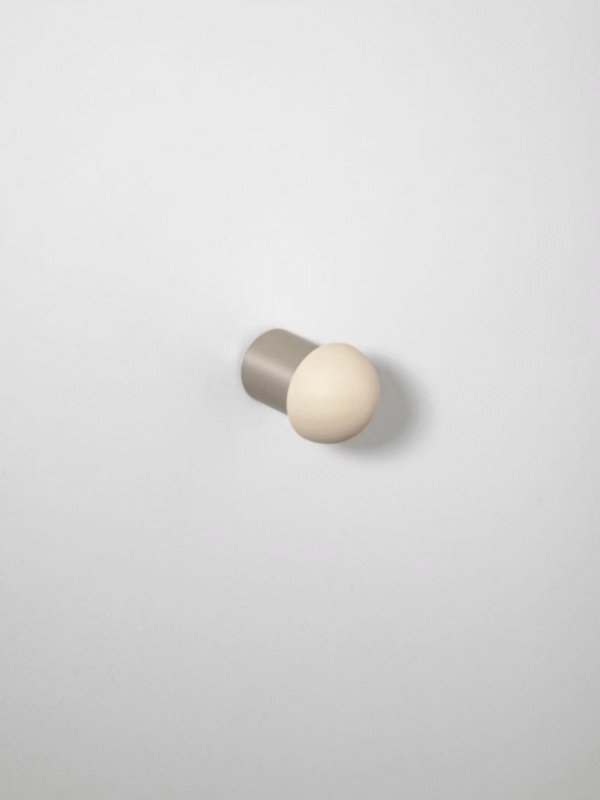 H07 Door Stop - Smooth Nickel