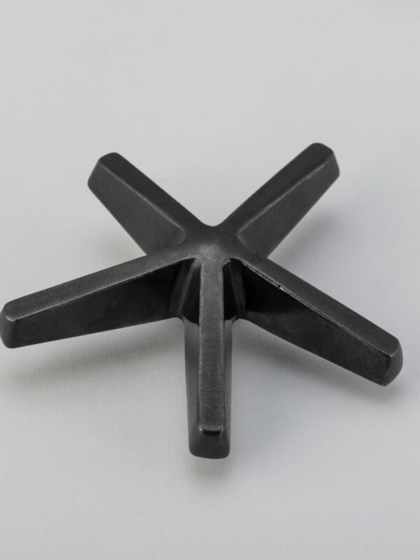 Narcissist Star Cupboard Knob - Large 100mm, Patinated Bronze