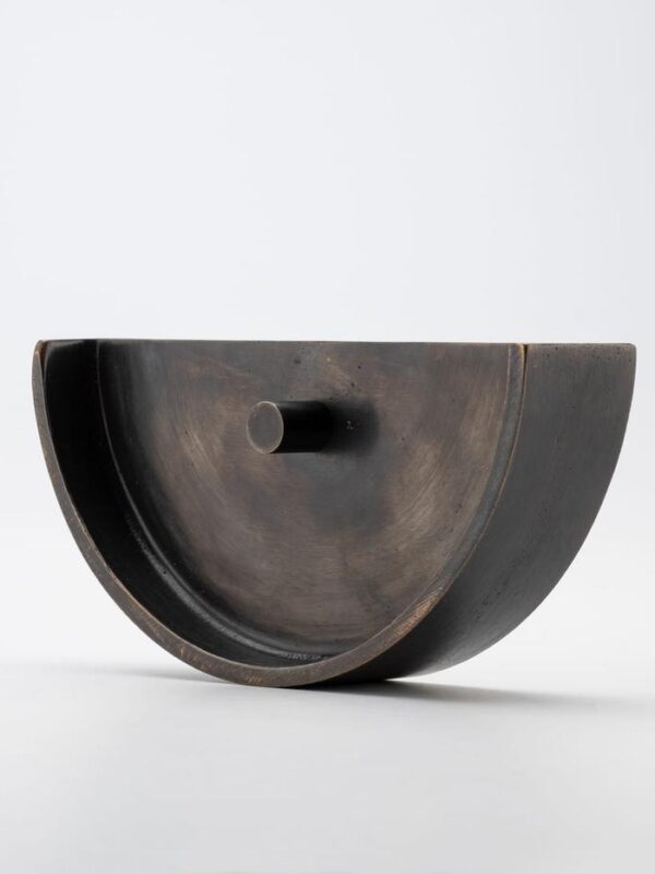 Pull 03 - W38 x H160 x P80mm, Patinated Bronze