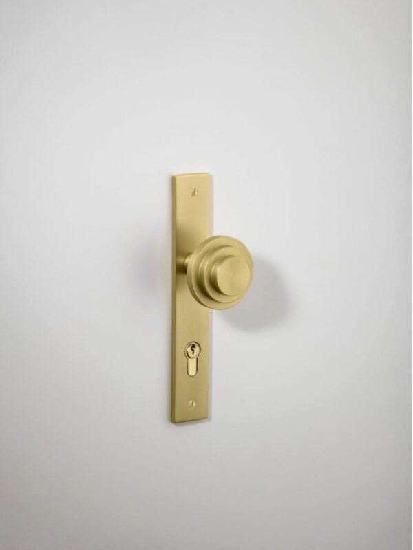 Zzzigurat Door Lever Rectangular Backplate