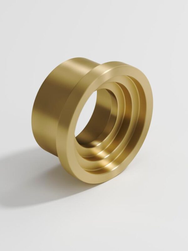 Zzzigurat Round Cabinet Pull - Champagne PVD