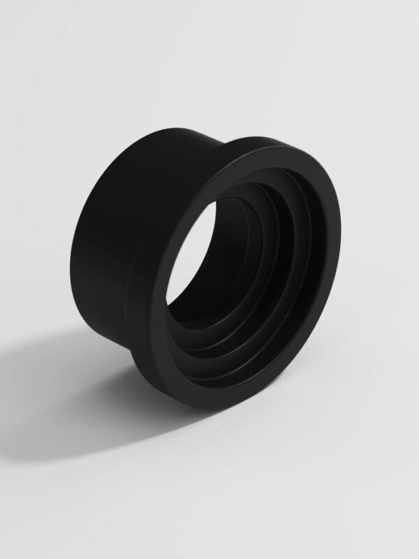 Zzzigurat Round Cabinet Pull - Nero