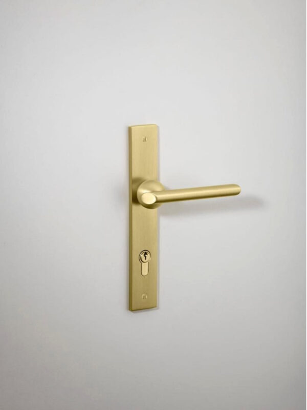 Futurismo Door Lever Rectangular Backplate