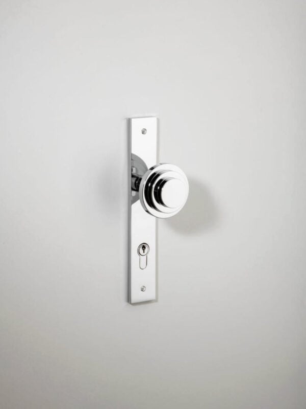 Zzzigurat Door Lever Rectangular Backplate