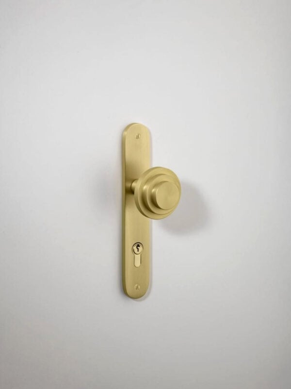 Zzzigurat Door Lever Oval Backplate