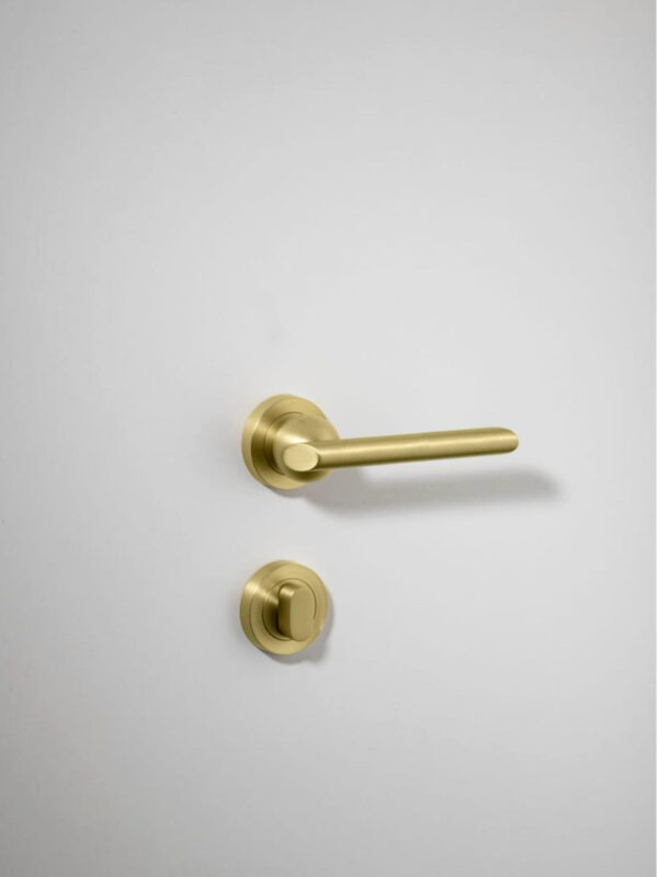 Super Collection Round Privacy Turn - Champagne PVD