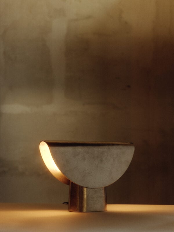 Fold Table Lamp - Brass