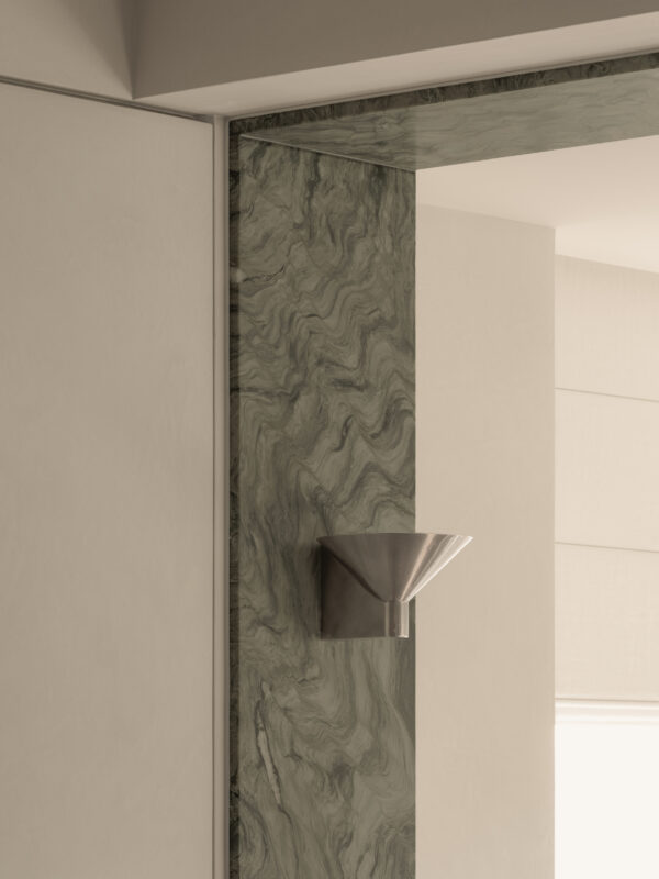 Conical Wall Light - Stainless Steel