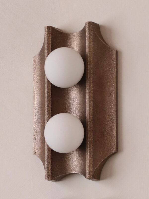 Remnant Wall Sconce - Double, Aged Bronze