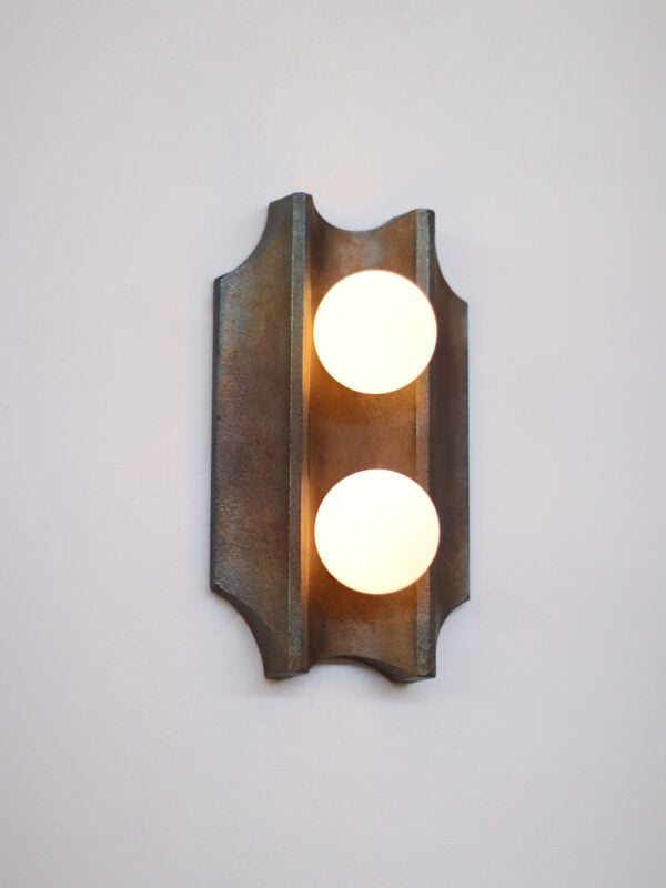 Remnant Wall Sconce - Double, Dark Bronze