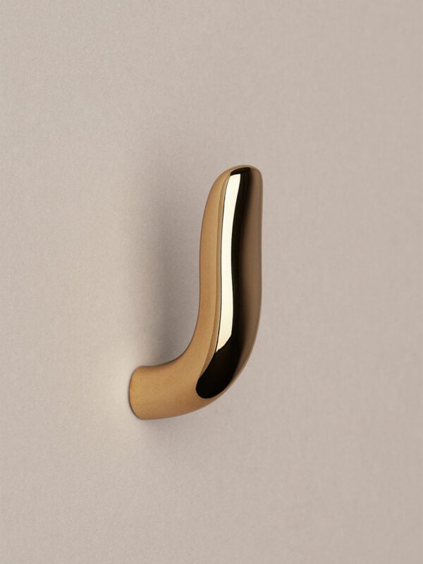 IRIS HOOK - Polished Brass