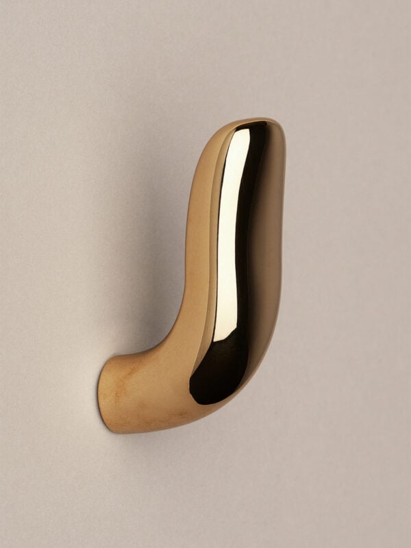 NOOR HOOK - Polished Brass