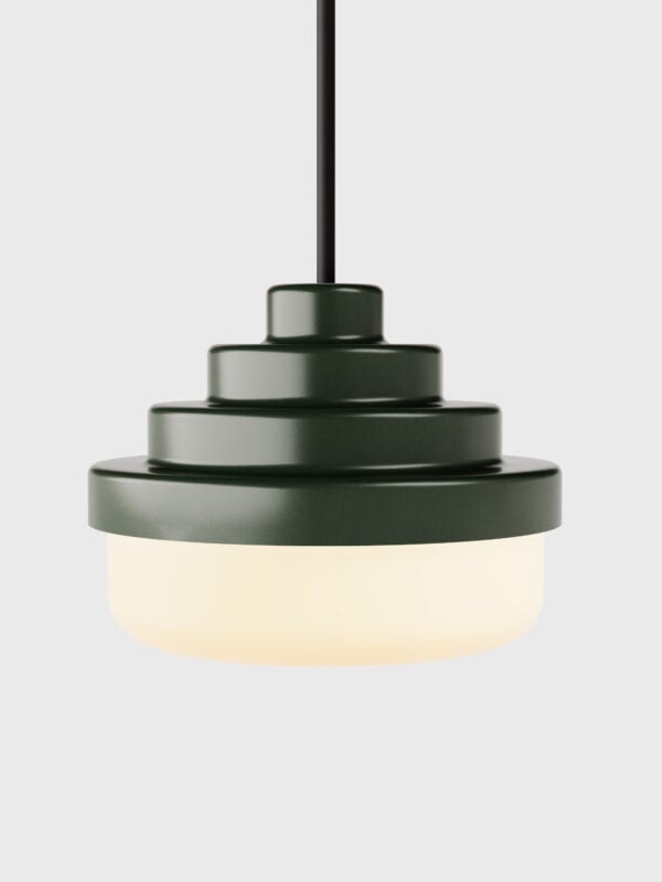 Honey Pendant - Forest Green Satin Glaze