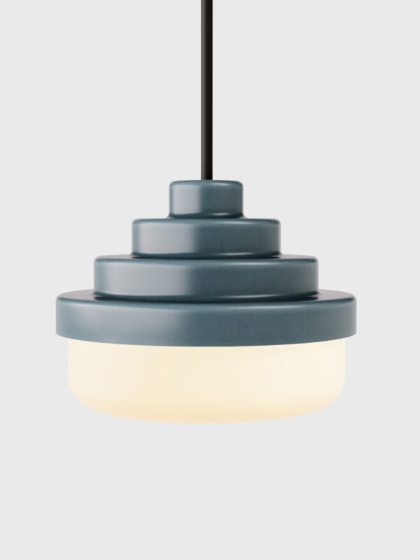 Honey Pendant - Ocean Blue Satin Glaze