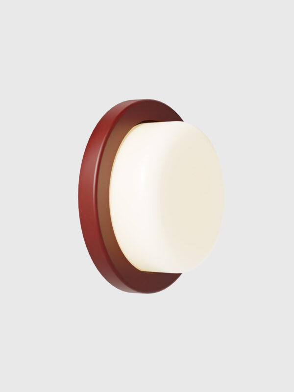 Honey Single Wall Sconce - Burgundy Satin Glaze