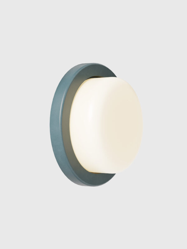 Honey Single Wall Sconce - Ocean Blue Satin Glaze