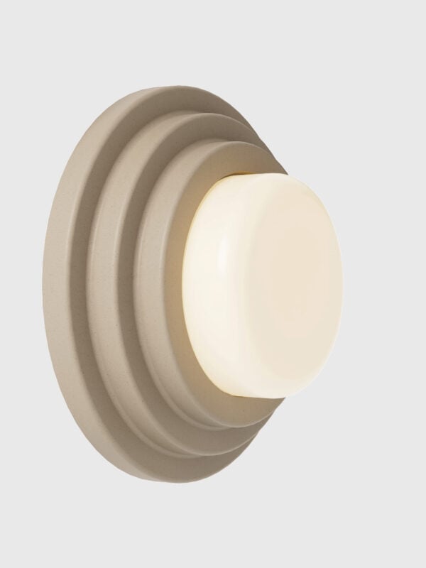 Honey Wall Sconce - Earth Satin Glaze