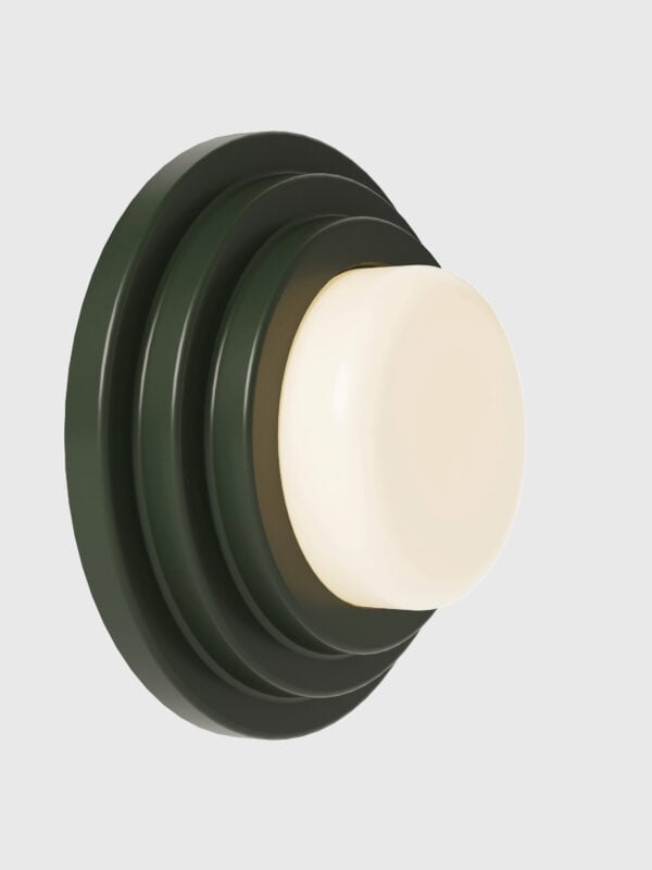 Honey Wall Sconce - Forest Green Satin Glaze