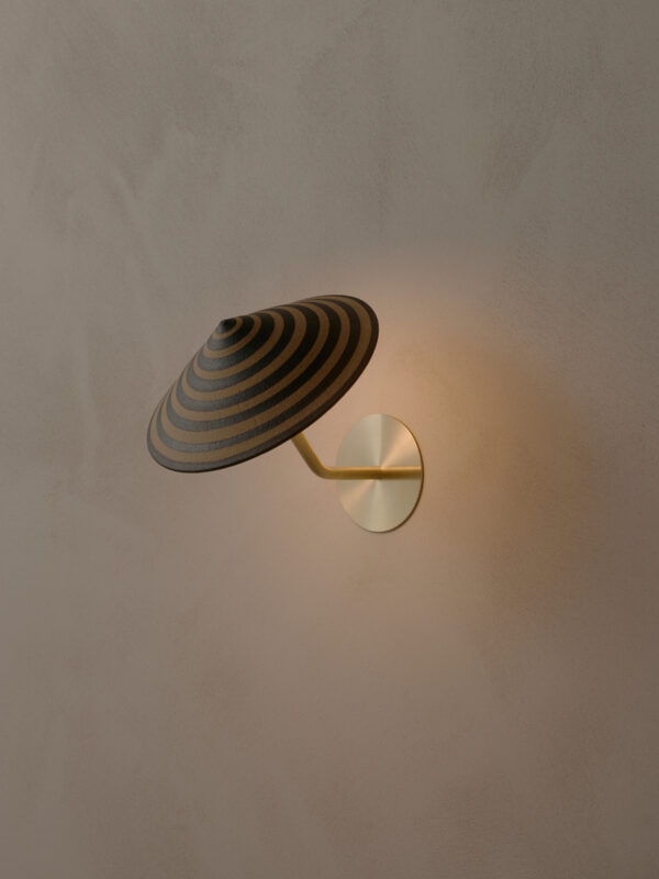 Dancer Angled Wall Sconce - Thin Stripe