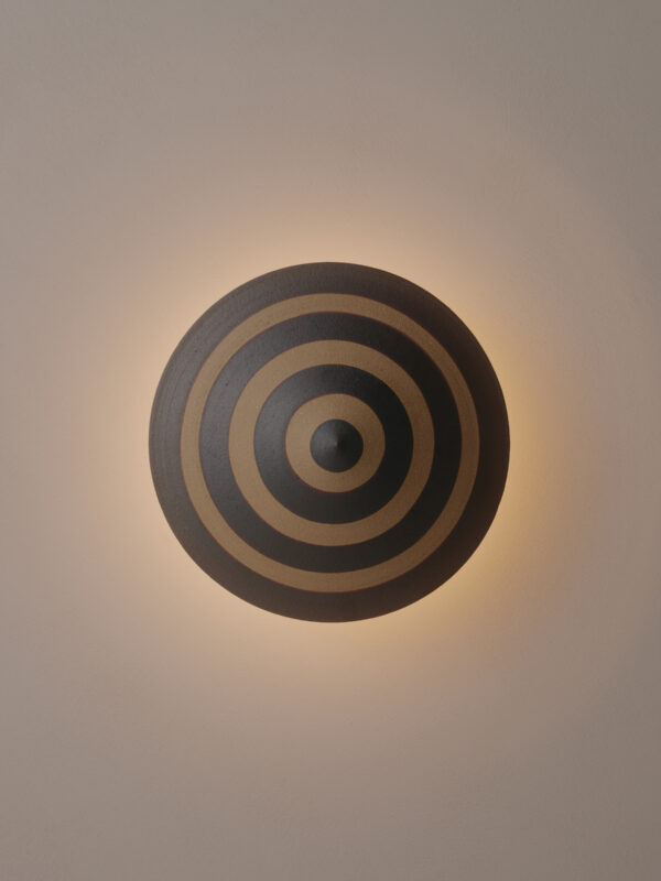 Dancer Round Wall Sconce - Large 34 Ø x 16cm, Wide Stripe