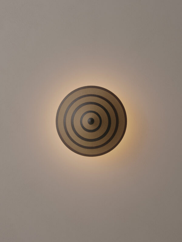 Dancer Round Wall Sconce - Small 24 Ø x 12cm, Spaced Stripe