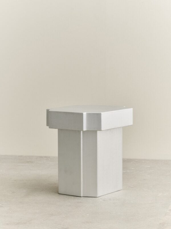 Funki Stool 02 - Brushed Aluminium